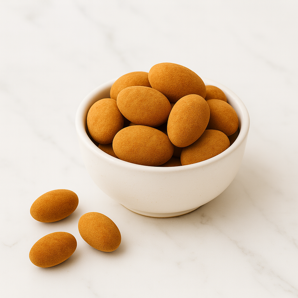Amandes au chocolat et à la cannelle