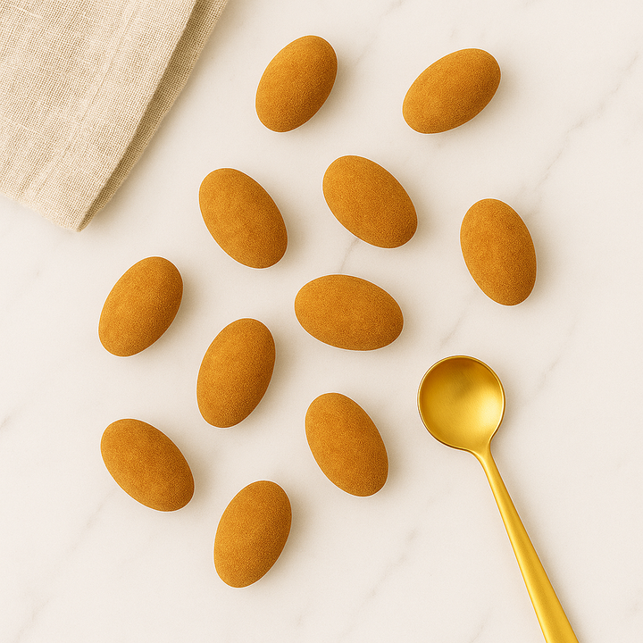 Amandes au chocolat et à la cannelle