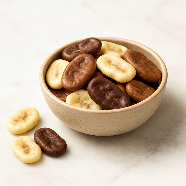 Mélange de pépites de chocolat et de banane