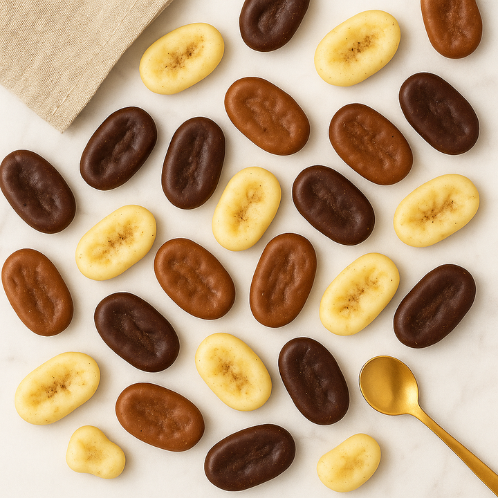 Mélange de pépites de chocolat et de banane