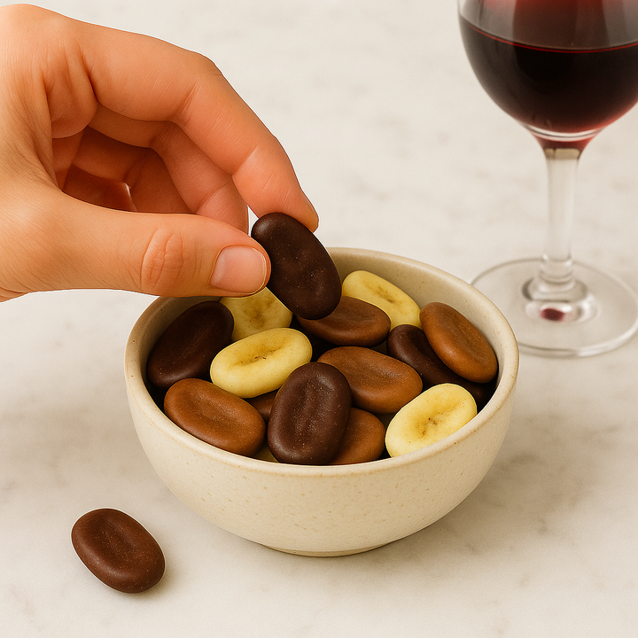 Mélange de pépites de chocolat et de banane