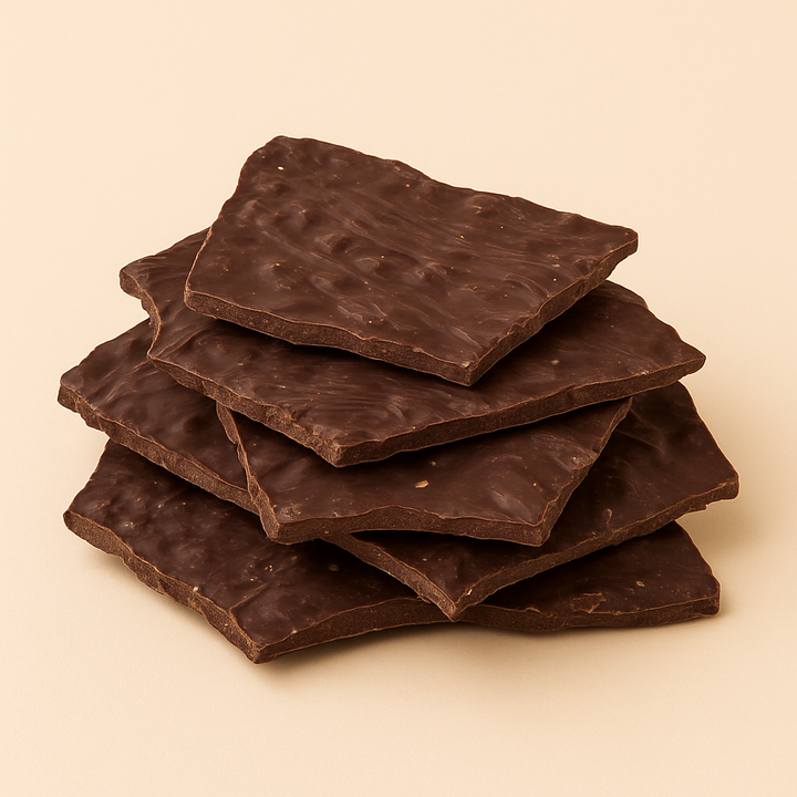 Assiettes de pause chocolat pures