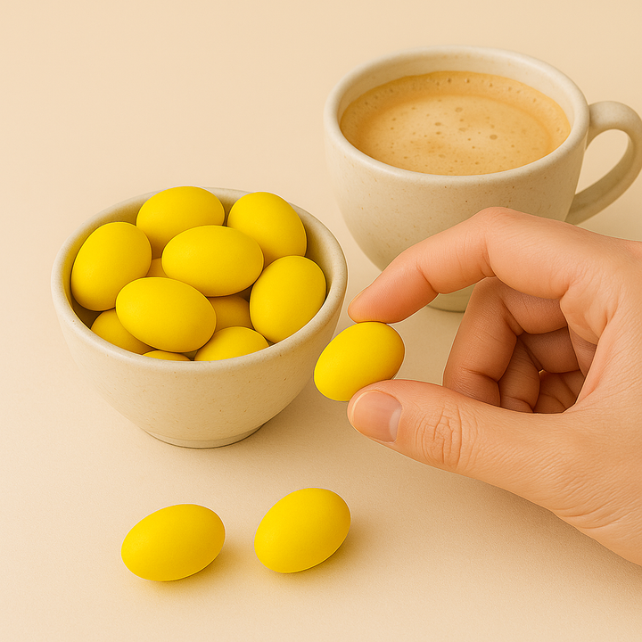 Amandes au chocolat et au limoncello
