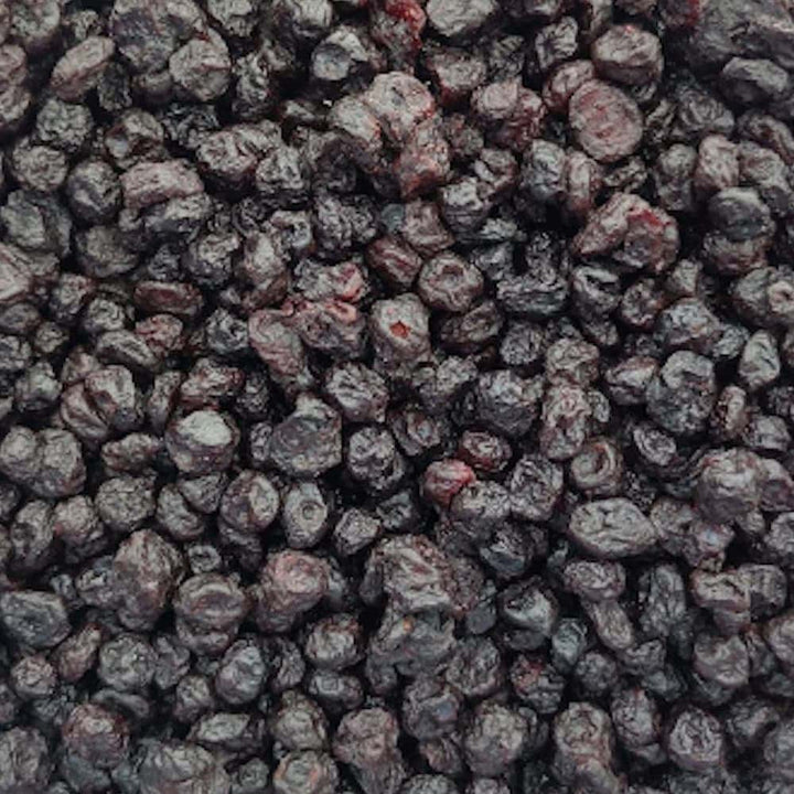 Gedroogde blauwebessen