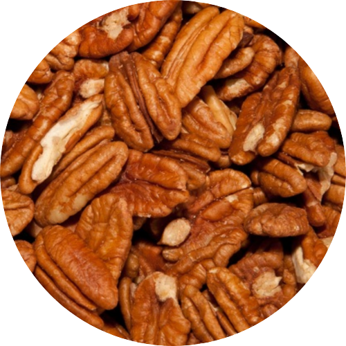 Noix de pécan crues