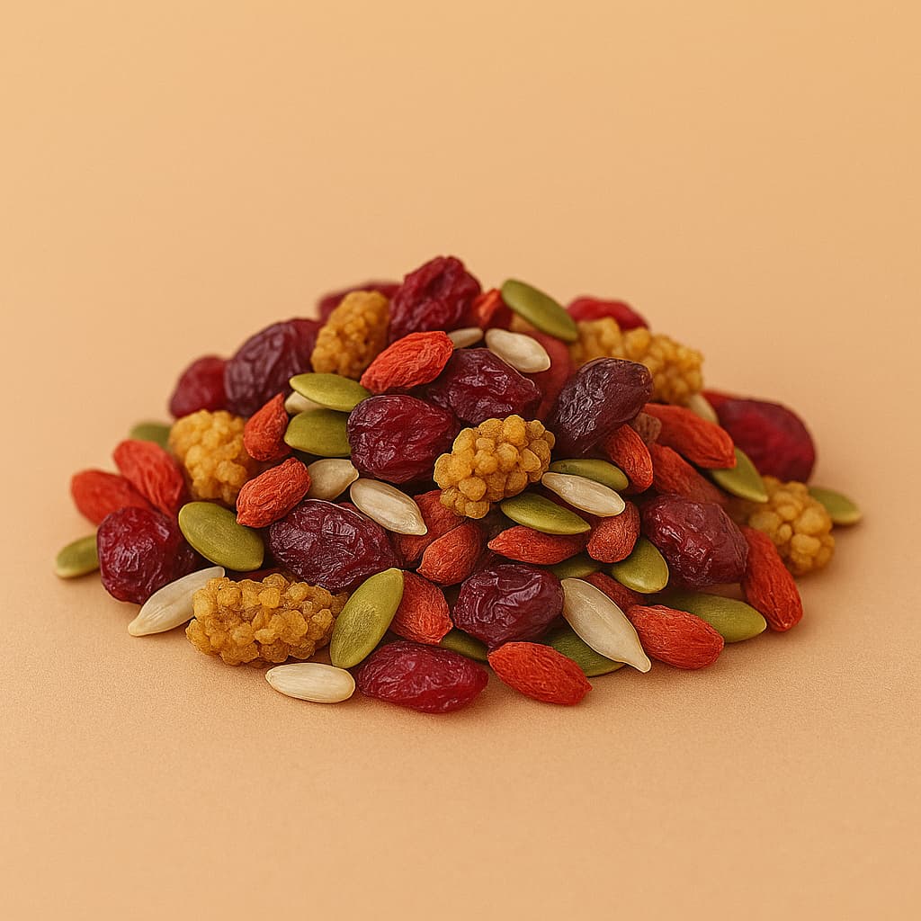 Mélange de fruits et de graines