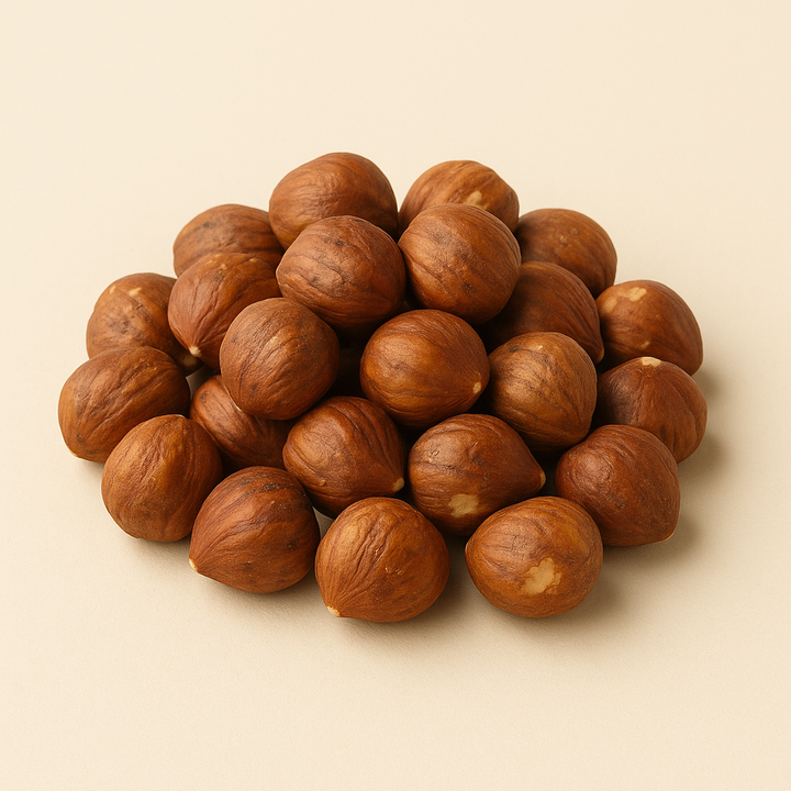 Noisettes brunes crues