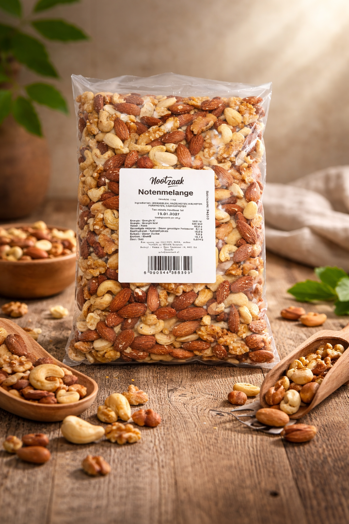 Mélange de noix crues